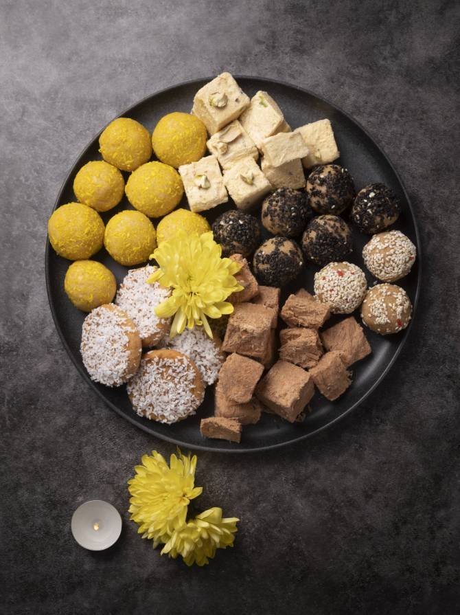 flat-lay-indian-dessert-arrangement